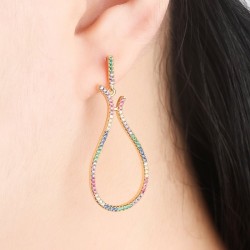 Big pendant earrings - multicoloredEarrings