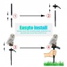 Owl shaped garden light with solar panel - LED - waterproofSolar lighting