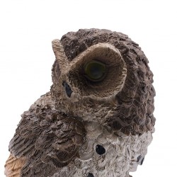 Owl shaped garden light with solar panel - LED - waterproofSolar lighting