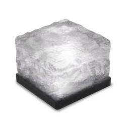 Glass stone - ice cube - crystal garden light - night lamp - solar - 4 piecesSolar lighting