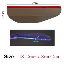Car rear view mirror - side mirror - rain visor - sticker - 2 piecesStickers