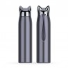 Double wall vacuum thermos - water bottle - thermal mug with fox ears - stainless steel - 320mlThermos bottles