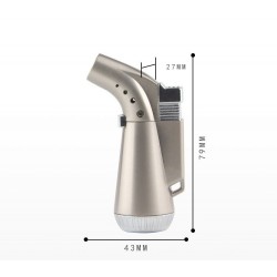 BBQ / cigarettes / kitchen - metal turbo lighter - butane gas - 1300 C - windproofLighters