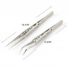 Tweezers - bent - straight - stainless steelTweezers