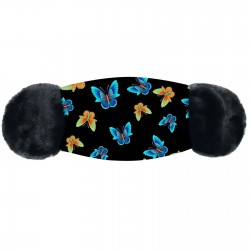 2 in 1 - face / mouth mask with earmuffs - butterflies printMouth masks