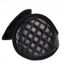 Leather & plush - earmuffs - foldableHats & Caps
