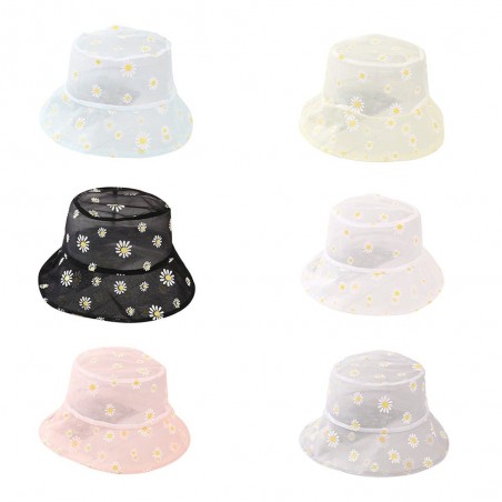 Sun cap with daisies - hatHats & Caps