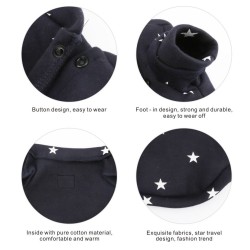 Star pattern - warm dogs / cats vestClothing & shoes