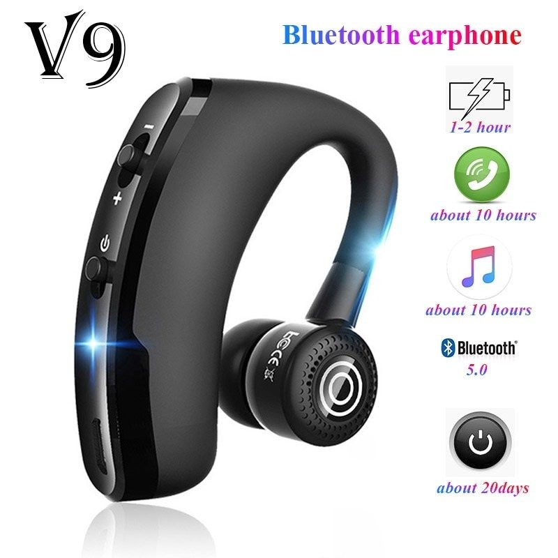 V9 Bluetooth earphone- hands free headset - earbudEar- & Headphones