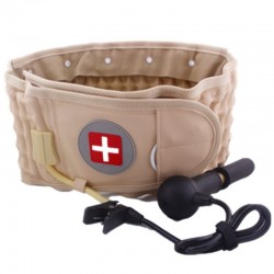 Lumbar spinal-air decompression - waist / back pain relief - support beltMassage