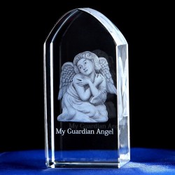 3D laser engraved cube - Jesus - angel - virgin Mary - crystal statueDecoration