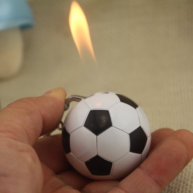 Football shaped cigarette lighter - keychainLighters