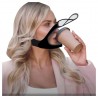 Transparent face / mouth cover - protective mask with openable mouth visorMouth masks