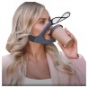 Transparent face / mouth cover - protective mask with openable mouth visorMouth masks