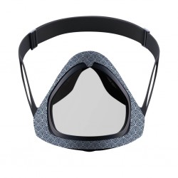 Transparent face / mouth cover - protective mask with openable mouth visorMouth masks