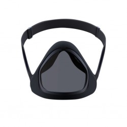 Transparent face / mouth cover - protective mask with openable mouth visorMouth masks