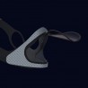 Transparent face / mouth cover - protective mask with openable mouth visorMouth masks
