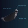 Transparent face / mouth cover - protective mask with openable mouth visorMouth masks