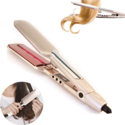 2 in 1 - ceramic hair straightener / curler - ion infraredHair straighteners