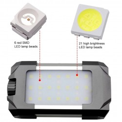 Portable lantern - camping / tent light - dimmable - emergency power bank - waterproof - 6000mAhSurvival tools