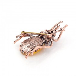 Green crystal beetle - broochBrooches