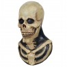 Scary skeleton mask - with chest bones piece - latex - full headMasks
