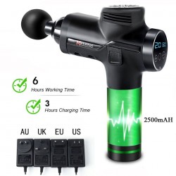 Massage gun - muscle pain relief / relaxation - electric body massager - 30 speeds - 2500mAHMassage