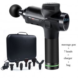 Massage gun - muscle pain relief / relaxation - electric body massager - 30 speeds - 2500mAHMassage