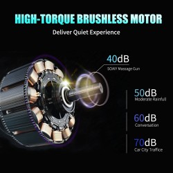 Massage gun - muscle relaxation - noise reduction - body massagerMassage