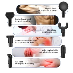 Massage gun - muscle relaxation - noise reduction - body massagerMassage