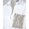 Sequin long sleeve shirt & glitter shiny pant - setBlouses & shirts