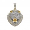 Iced out crystal lion's head - luxurious necklace - unisexNecklaces