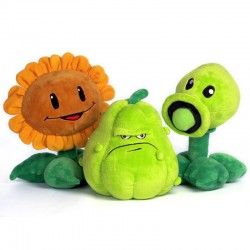 Zombie plants - peas - sunflower - squash - plush toys - 30cmCuddly toys