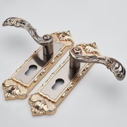 Vintage door handles with security lock - 2 pieces setFurniture