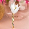 White tulip - elegant broochBrooches
