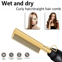 2 in 1 - multifunction hair straightener / curler / comb - wet / dry hairHair straighteners