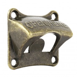 Wall mounted bottle opener - retro styleBar supply
