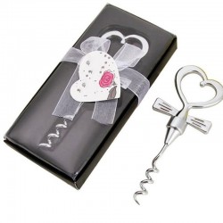 Wine bottle opener - corkscrew - heart shaped handleBar supply