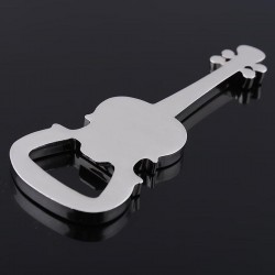 Stainless steel bottle opener - guitar shapeBar supply