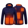 USB heated jacket with hood / zipper - down cotton - unisexJackets