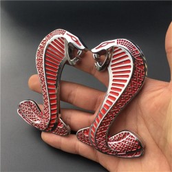 3D cobra - metal emblem - car stickerStickers