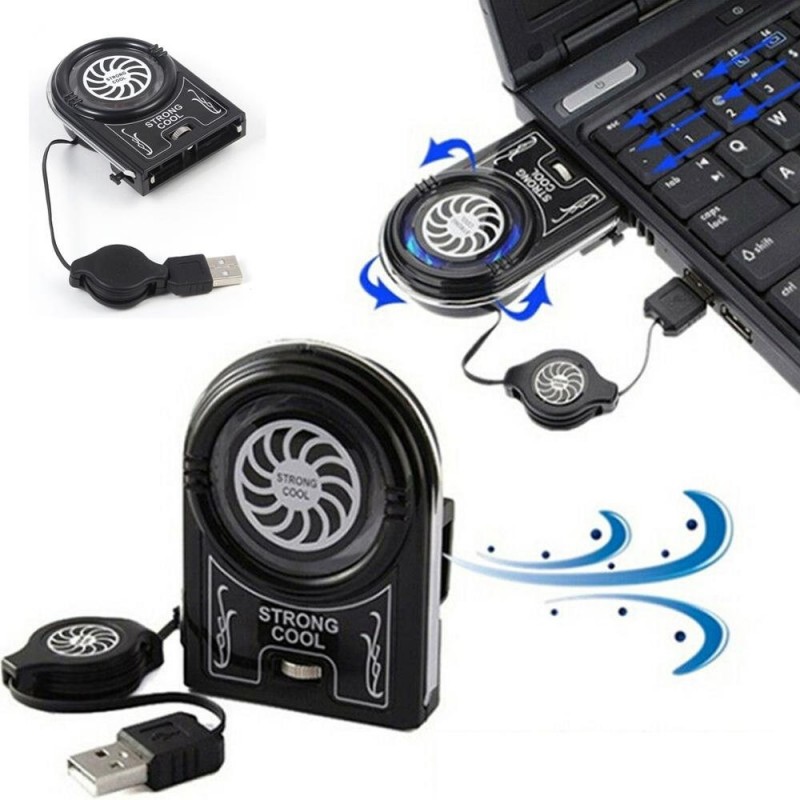 Mini USB cooling fan - LED - Notebook - laptop - computerCooling