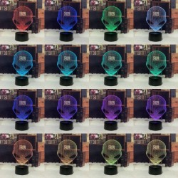 3D alien's head - touch control - RGB - LED - USB - night lampLights & lighting