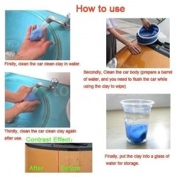 Cleaning clay - car body and windshield washer - 100gCar wash