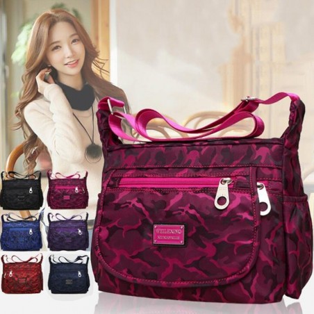 Elegant nylon shoulder bag - waterproofHandbags