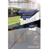 LED solar light - outdoor - motion sensor - wall - waterproof - 34 LEDSSolar lighting