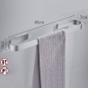 Towel holder - wall mounted - waterproof - kitchen - bathroomBathroom & Toilet