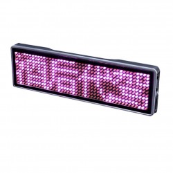 Digital LED badge - insignia - programmable - scrolling message board - BluetoothStage & events lighting