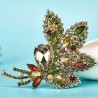 Crystal flower bouquet - broochBrooches