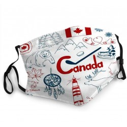 Protective mouth / face mask - with 2 PM2.5 filters - reusable - CanadaMouth masks